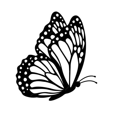Monarch Butterfly Outline