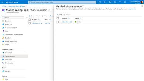 Quickstart - get and manage trial phone numbers in Azure Communication ...