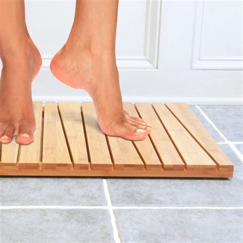 Raised Bamboo Shower Mat at Isabella Jarred blog