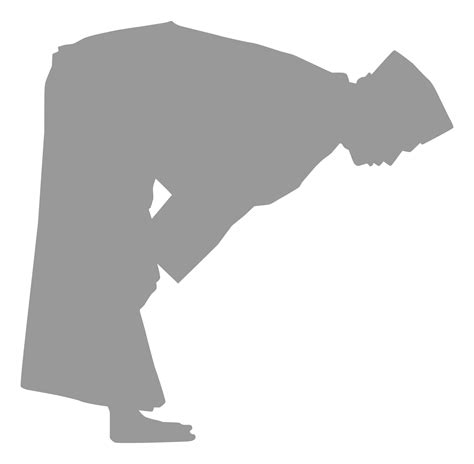 Ruku, Bowing down is an essential pillar of prayer, a part of prayers, the head is bowed and the ...