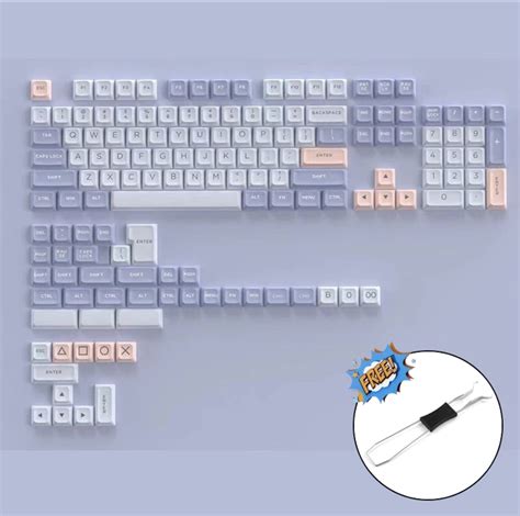 Feker Purple Kite JSA Profile Doubleshot PBT Keycaps – CuriosityCaps