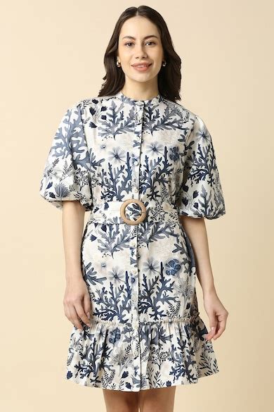 Buy Women White Printed Casual Dress Online - 39951918 | Allen Solly