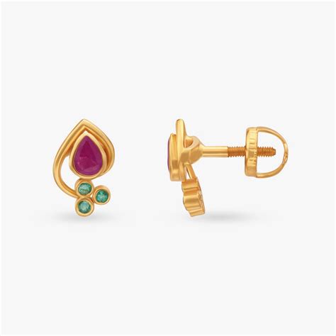 Gentle Dewdrops Stud Earrings