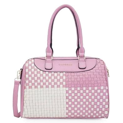 Buy Caprese Aria Satchel for Women (Medium, Blush) at Amazon.in