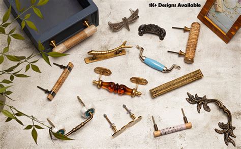 IndianShelf Handmade 6.25 Inch Brass Peacocks Antique Door Handles ...