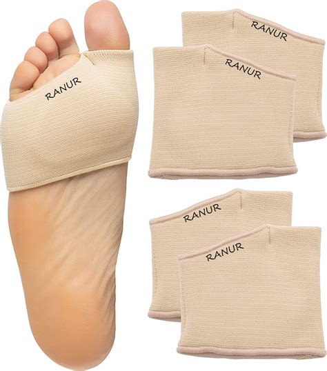 Buy Ranur Forefoot Pads for Pain Relief Hallux Valgus Support for ...