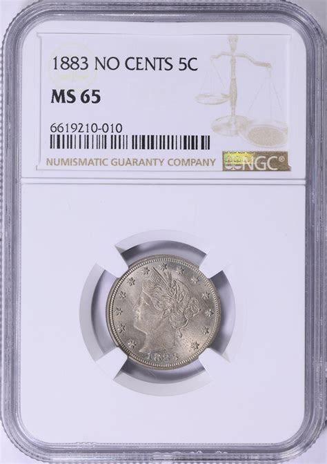 1883 Liberty Nickel No CENTS NGC MS-65 (Item 1873909 ...