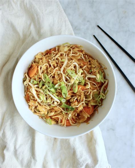 Egg fried noodles (glutenfritt, low-carb, paleo)