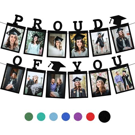 Graduation Photo Banner, Proud of You Banner - Graduation Picture ...
