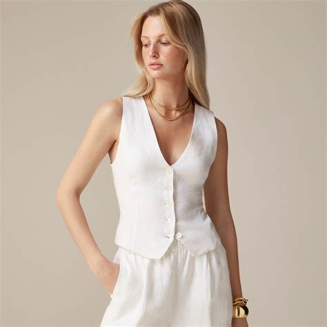 Women's White Vest