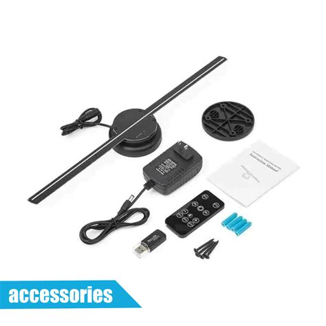 Locomoto 3D Hologram Fan, 16-Inch Hologram Projector Screwless Led ...