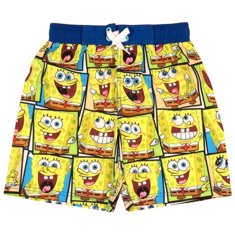 Brandclub - Nickelodeon SpongeBob SquarePants Swim Shorts for Boys ...
