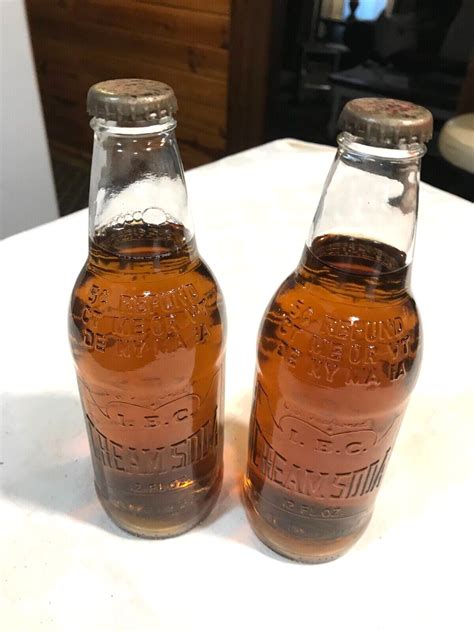 VINTAGE NOS IBC CREAM SODA - 12 oz. NO RETURN FULL EMBOSSED BOTTLE ...