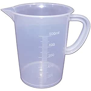 Buy Fastro Transparent Plastic Measuring Jug 500ml for Kitchen ...