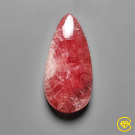Rhodocrosite | Gemmy Rhodocrosite Cabochon (40X20X7 mm) | Gemstones For ...