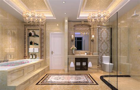 现代简约三居室卫生间浴缸装修效果图大全-房天下装修效果图