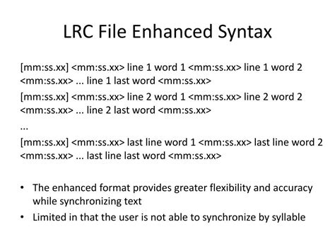 Image result for LRC File Format