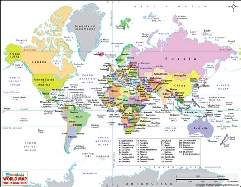World Map with All Countries 的图像结果