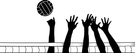 Silhouette Volleyball Net Clipart at Aaron Edwards blog