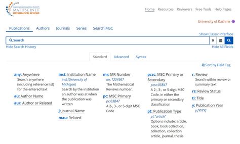 Mathematics, University of Kashmir