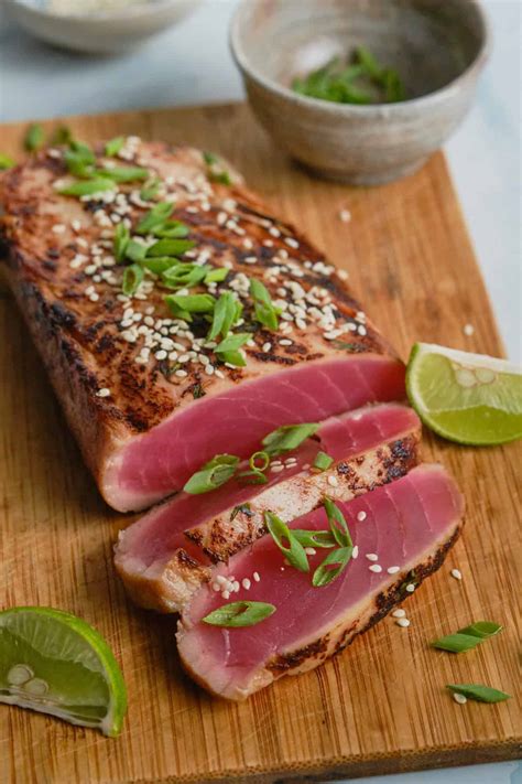 Seared Ahi Tuna Steak - Food Faith Fitness