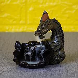 eCraftIndia Dragon Smoke Scented Backflow Cone Incenses (15 cm x 12 cm ...