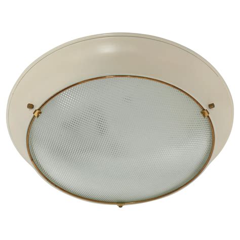 Rare Flush Mount Ceiling Light by Stilnovo at 1stDibs