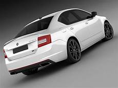 Model Octavia Rs by Skoda Octavia Rs Sedan 2014 3d Model Max Obj 3ds Fbx Model Octavia Rs