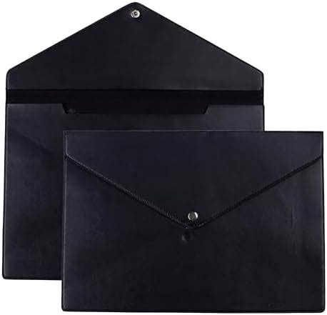 Trade Cart Waterproof PU Leather File Folder A4 Document Holder Storage ...