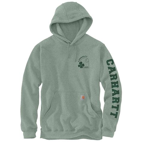 LOOSE FIT MIDWEIGHT HOODED SHAMROCK SWEATSHIRT | Carhartt®