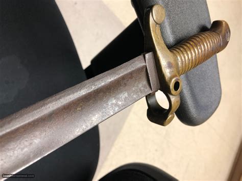 1841 Snell Mississippi Sabre Bayonet Made at Harpers Ferry Armory. Scarce.