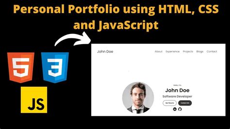 Image result for Portfolio Code HTML and CSS