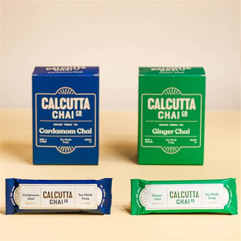 Cardamom Chai & Ginger Chai - Instant Chai Premix | Calcutta Chai Co