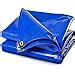 Supreme Silpaulin Tarps 24 FT x 30 FT Blue 200 GSM, Premium Heavy Duty ...