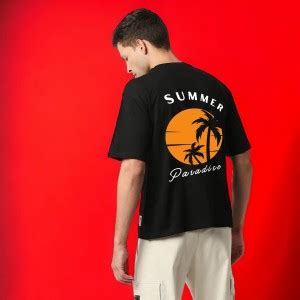 MONKEY BOYS Printed, Typography Men Round Neck Black T-Shirt - Buy ...