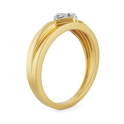 Rhombus Quad Lab Grown Diamond Wedding Ring 100% Certified Diamond – Emori