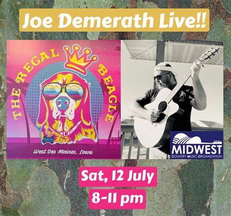 The Regal Beagle Presents Joe Demerath Live!! , The Regal Beagle WDM ...