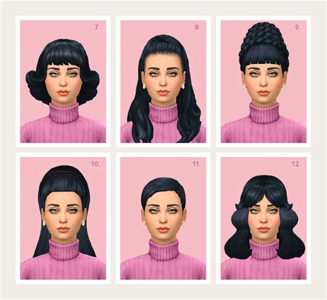 THE SIMLINE: The 1960s is such a fun decade for hair, so much...