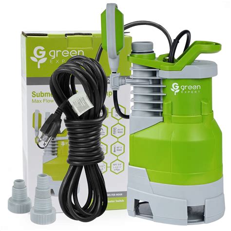 Green Expert 1hp Submersible Sewage Pump With Adjustable Float Switch ...