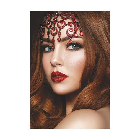 Anne Print Solutions® Model with full glamour & makeup Salon Poster ...