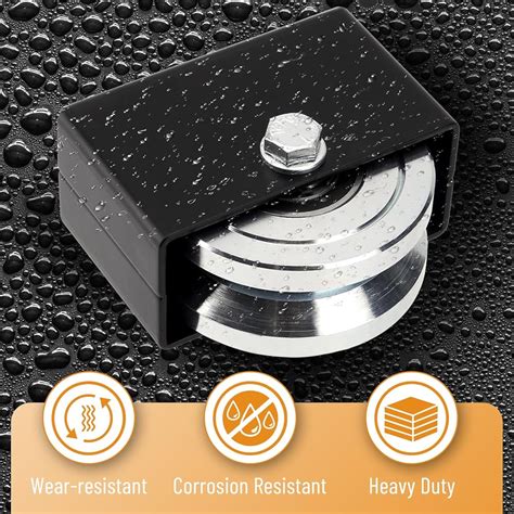 TRUCFUSION 4 V Groove Gate Wheel with Weld on Box, Solid India | Ubuy