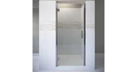Miseno MSDSWY3476CLCP Sway 76" High x 34" Wide Hinged Frameless Shower ...