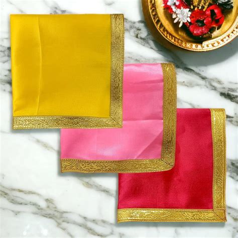 Pooja Cloth Online | Mandir Cloths | Satin & Cotton Clothes
