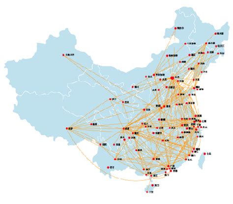 中国机场分布航线图_百度知道