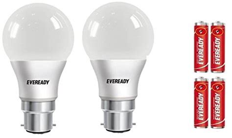 Buy Eveready 9W Led Cool Day Light B22D Bulb, Pack Of 2, (3B65Pb0C009_2 ...