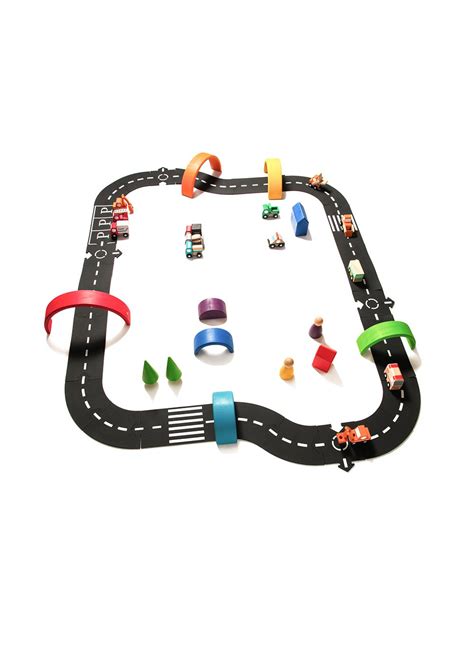 Get Flexible Rubber Road Track (Set of 24 Pieces) at ₹ 1499 | LBB Shop