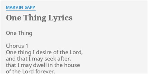 Image result for One Simple Thing Lyrics