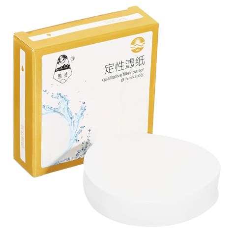 PATIKIL 100Pcs 7cm Qualitative Filter Paper Circles, Slow Speed Round ...