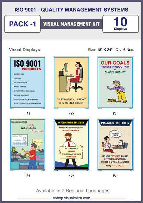 ISO 9001 (QMS) Visual Management Pack 1 – VisualMitra LLP