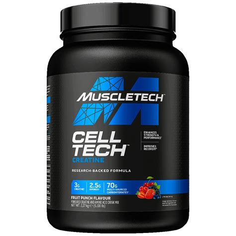 MuscleTech Cell-Tech Creatine Formula Fruit Punch -- 3 lbs - Vitacost